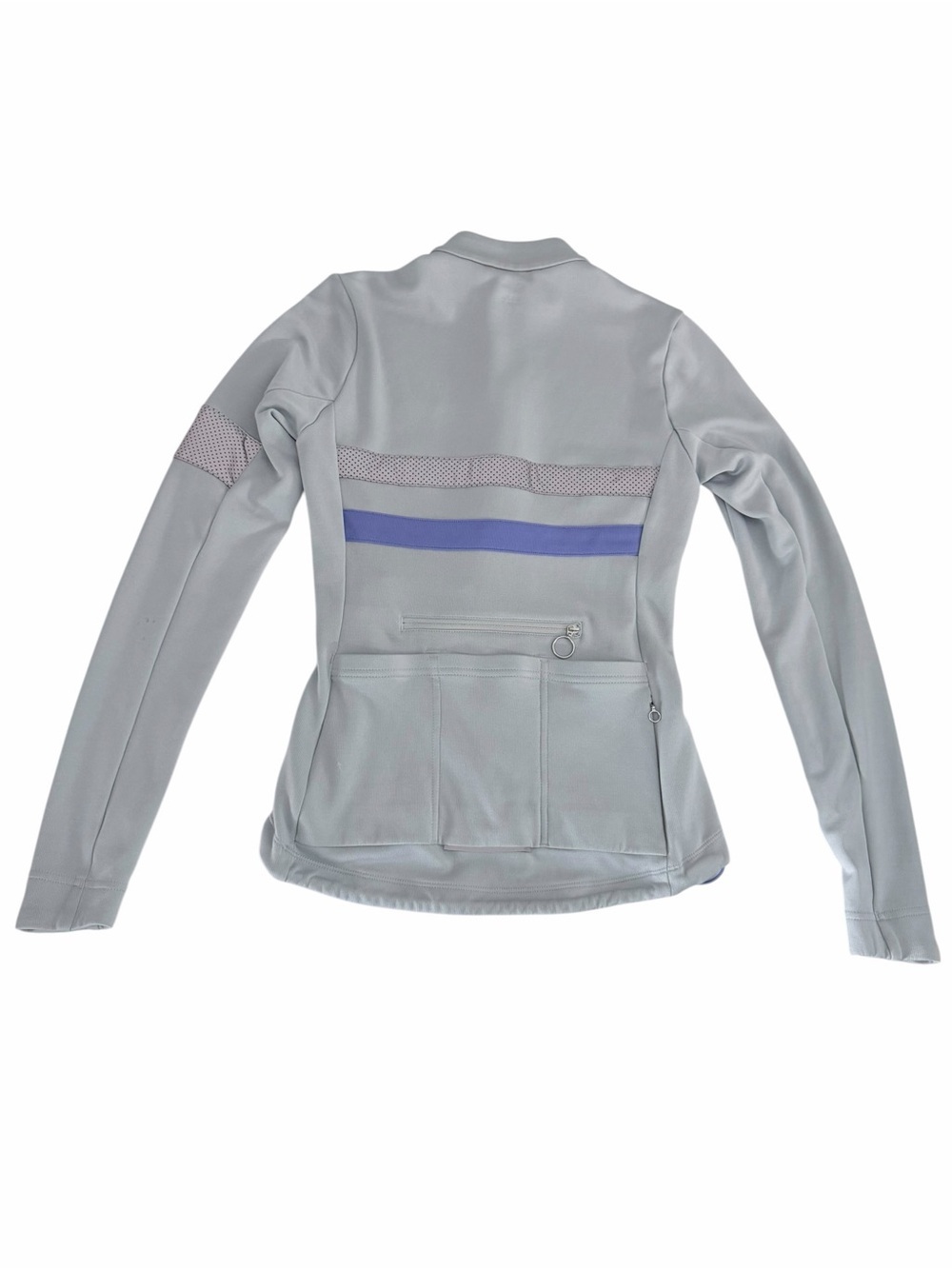 RAPHA Gray Brevet Merino Long Sleeve Cycling Jersey Reflective xs - Picture 9 of 15